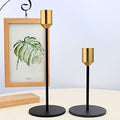 Metal Candle Holder, Modern Design, Elegant Matte Black Finish, Candle Stand, Premium Decorative Accessory, for Home Decor, Wedding Events, Living Room Ambiance, Dining Table Cente