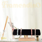 Framendino, Wooden Watch Display Stand T-Bar Jewelry Organizer Holder for Men Women (Black) - color: Black
