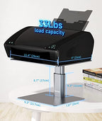 BoYata Monitor Stand, Adjustable Monitor Riser Metal Computer Stand Compatible with TV, PC, Laptop, Computer, iMac, and All Screen Display-Space Grey - color: Space Grey