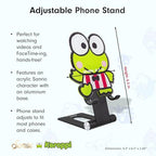Sonix x Sanrio Character Phone Stand | Adjustable Cell Phone Holder, Desk Stand, Dock | Keroppi - color: Keroppi