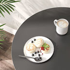 HOOBRO Bar Table, Height-Adjustable Round Pub Table 27-35.4 Inches, Cocktail Table with Sturdy Base, Modern Style, Easy to Assemble, Suitable for Small Space, Black BK58BT01G1 - color: Black