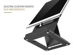 MoKo Phone/Tablet Stand, Foldable Desktop Holder Fit with iPhone 11 Pro Max/11 Pro/11, iPhone Xs/Xs Max/Xr, iPhone SE, iPad Pro 11, 10.2 (8th Gen), Air 4 10.9, Air 3, Mini 5, Galaxy S20, Black (Large) - color: Black, size: Large Size
