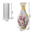 2026 Upgraded 3D Puzzle Vase Unique Flower Vase for Adults Made by 160 Curved Plastic Puzzle, Relax Puzzles for Adults, DIY Jigsaw Creative Gift for Parents - color: Spring