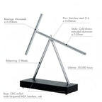 Kinetic Energy Sculpture - Original Full Size Version (Metallic / Black)