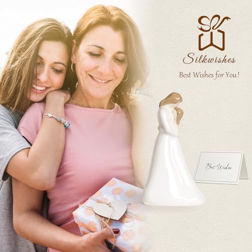 Gifts for Mom from Daughter, Daughter Gift from Mother, Mothers Day Birthday Gifts for Mom, Handmade Mother and Daughter Figurine - color: Sy0240