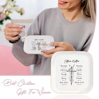 God Says You Are - Christian Bible Verse Jewelry Dish Trinket Tray - Unique Ceramic Ring Jewelry Tray for Women (You Are Beautiful) - style: You Are Beautiful