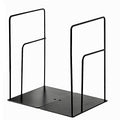Minimalist Style Bookends Metal Adjustable Books Holder Stand Book Rack Desk Bookend - Rectangle, Black - color: Rectangle, Black