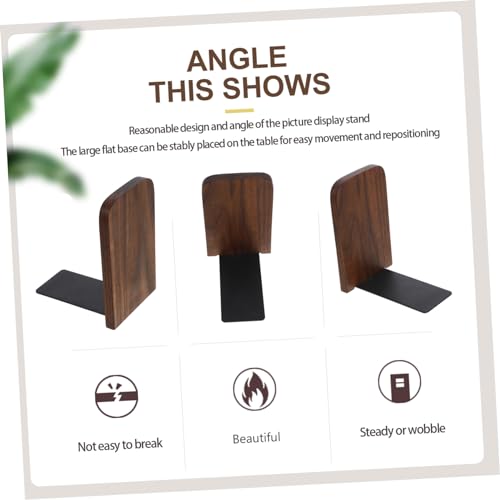 VILLCASE Household Desktop Book Holder Base Versatile Bookend for Office and Home Organization and Construction Stylish Minimalist Design for Books and Magazines