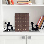 C&H Decorative Bookends – Modern Kids Book Stopper for Shelves, Home Decor, Collectible Merchandise