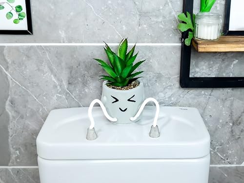 OLEEK small fake plants office decor - fake succulents plants artificial for desk decor - fake plant office decorations for work - office decor for women - office plants cubicle accessories room décor - size: Fuzz (Set of 1)