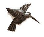 It's Cactus Handmade Metal Hummingbird Wall Art Set of 2 Haitian Recycled Steel Bird Wall Decor Small Rustic Indoor Outdoor Garden Wall Hanging Fair Trade Artisan Sculpture