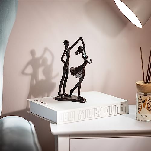 Sziqiqi Anniversary Wedding Gifts for Couple: 6th Anniversary Iron Gifts for Him Her Women Couples - 6 Year Wedding Gift for Christmas Valentines Birthday - Couple Dancing Figurines - style: Couple Dance