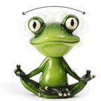 Frog Figurines Ornaments -Resin Shake Head Frog Statues-Adorable Frog Sculpture Perfect for Home Decor or Gift