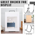 6 Pack Large Metal Book Stand for Display Adjustable Display Holder Easel Collector Stand for Home Office Back to School Books Frames Comic Plates Album CD Magazine (11.8 Inch) - size: 11.8 Inch