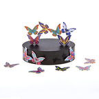 PowerTRC Toy Magnetic Desktop Sculpture (Butterflies) | Mini Magnetic Art Decoration for Desktop | Fun Stress Relief Office Gift