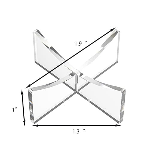 Acrylic Ball Holder 3-Pack, Small Size for Baseball, Softball & Golf Ball; Medium & Large Size for Basketball, Soccer, Volleyball; Horizontal Size for Rugby and Football - style: Small - 1.97 x 1.1 inch