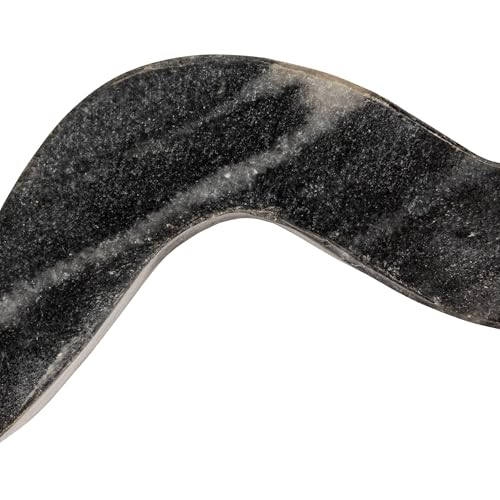 Bloomingville Marble Wave Double Taper Candle Holder, Grey - color: Gray