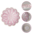 Lotus Ceramic Jewelry Tray, Small Trinket Jewelry Ring Holder Organizing Dish, for Parents Daughter Friends Sister, Birthday Gifts for Women, Pink - color: Pink