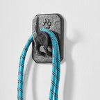 Danya B. 4 Piece Dark Brown Cast Iron Dog Tail Wagging Decorative Wall Sculpture Figure Utility Hook Set