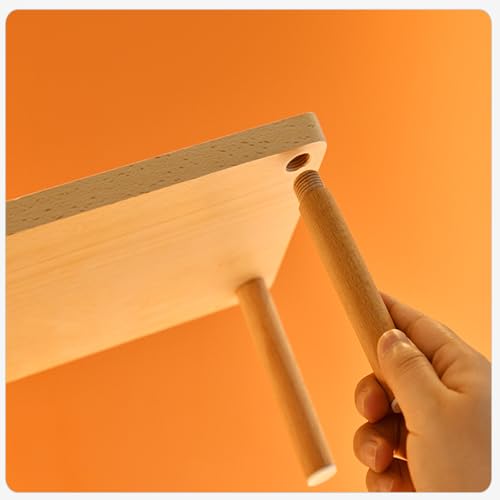 Wood Display Risers, Organizer Stand, Riser Stand for Figures, Cupcake, Perfume and More (Wood S 32*15*12cm/12.60*5.91*4.72inches) - color: Wood S 32*15*12cm/12.60*5.91*4.72inches