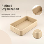 PU Leather Valet Tray Organizer, Desk Organizer Tray, odern Nightstand Organizer Bedside Desktop Storage for Men Women, Decorative Vanity Trays Key Bowl Trinket Dish