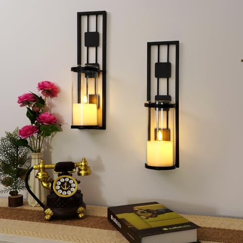 Homemory White Flameless Candles Battery Operated with Remote Timer, 3x3 Real Wax LED Pillar Candle for Home Fireplace Bedroom Living Room Party, Set of 3 - color: D3"xH3"3"3"-White