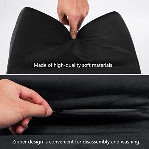 SAMHOUSING Tablet Pillow Stand - 3 Viewing Angles, Compatible with Tablets, Phones & iPad Pro 9.7, 10.5, 12.9 Air Mini 4, Kindle, E-Reader & Books (Black) - color: Black