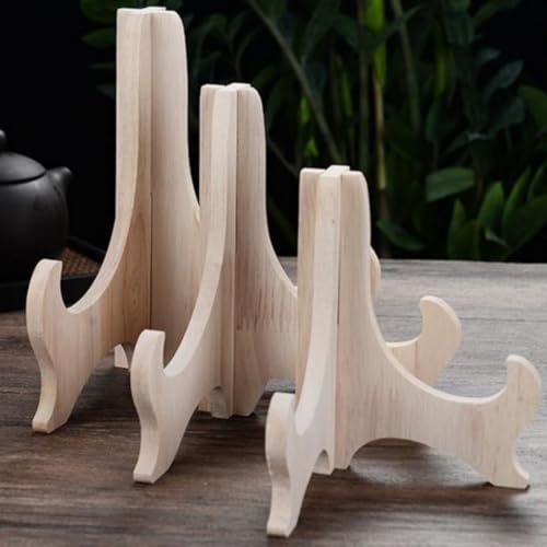 RTeng Multi-Purpose Wooden Display Stand - 6 Inch - size: 6 Inch