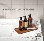 VERTORGAN Acacia Wood Serving Tray,9.8x5.9 Inch Decorative Trays Platter for Coffee Table,Living Room,Bar,Party,Mini Charcuterie Boards Cheese Board,Home Decor - style: 9.8 x 5.9in