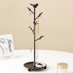 Branch Jewelry Rack Organizer for Ring Earrings Necklace Bracelet,Suitable for living rooms, bathrooms,offices,etc. - color: E Black