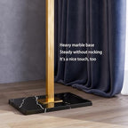 Gold Coat rack,Sturdy coat tree freestanding heavy duty with Marble Base,Metal standing coat rack for Bedroom,Entrance,Modern coat hanger stand for Coats,Hats,Bags(gold) - style: gold-tree hook
