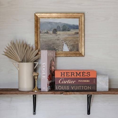 PROBENEX Glam Large | 4 PCS Faux Decorative Books for Home Decor | Not Real Books (Cardboard Boxes) | Coffee Table, Bookshelf & Shelf Styling Display Props for Living Room, Office - color: Glam_large