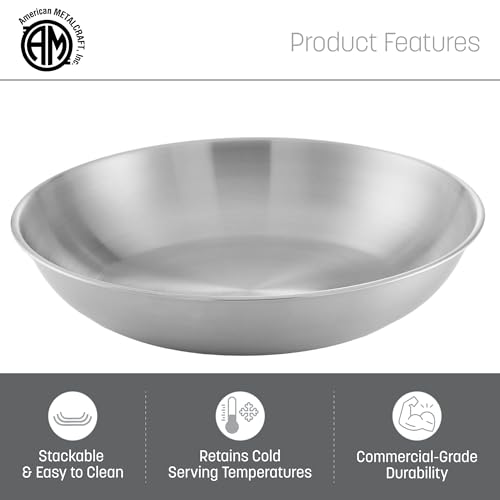 American Metalcraft SEA12 Aluminum Seafood Tray, Silver, 75-oz., 12-Inch