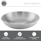 American Metalcraft SEA12 Aluminum Seafood Tray, Silver, 75-oz., 12-Inch