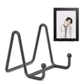 TR-LIFE Plate Stands for Display - 3 Inch Plate Holder Display Stand + Metal Frame Holder Stand for Picture, Decorative Plate, Book, Photo Easel (2 Pack) - size: 3 Inch