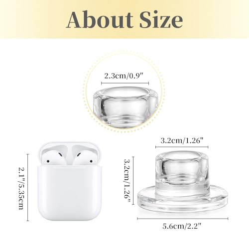 Hewory Glass Taper Candle Holders: 4 PCS Candlestick Holders Clear Short Tapered Candle Holder Set - Candle Stick Holder Decor for Table Centerpiece Wedding Party Advent Christmas Home Decorations