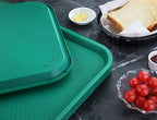New Star Foodservice Fast Food Tray, Set of 12 (Green, 10 by 14 Inch) - color: Green, size: 10 by 14-Inch