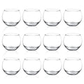PINIWON 12pcs Clear Glass Tealight Candle Holder, Round Votive Candle Holders, Small Bowl Candle Holder Bulk for Wedding Table Centerpieces Home Decor - size: Small