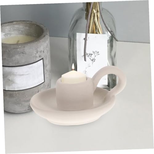 Ceramic Candle Holder Nordic Style Modern Minimalist Candlestick for Wedding Party Dining Table Decoration Romantic Home Ornament