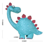 Handpainted Metal Dinosaur Decor - Outdoor Garden Statue for Yard/Indoor Shelf, Cute Dinosaur Gift for Garden Lovers - style: Dinosaur