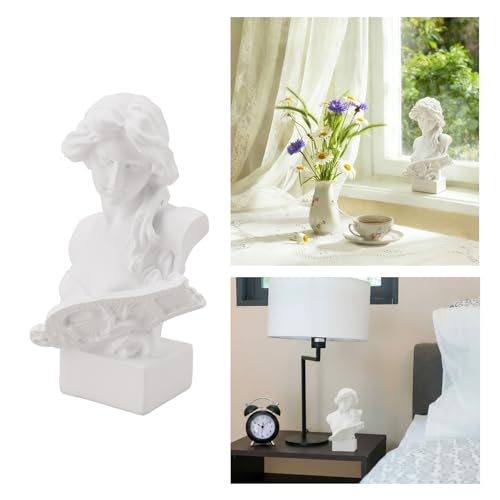Goddess Aphrodite Statue, 6 Inches Greek Goddess Aphrodite Statue, Height Resin White Classical Art Figurine Ornament for Home or Office Decor,Valentine's Day Gift(Aphrodite Statue) - style: Aphrodite statue