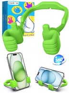 Easter Basket Stuffers Essentials for Teens Girls Boys Kids Cell Phone Stand: Upgrade Adjustable Thumbs Up Lazy Phone Holder for Desk Fun Birthday Eatser Gifts for Boys Girls Adults Grandma Husband - color: Avocado Green