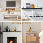 Couples Gift Statues, Anniversary Wedding Gift for Men Women Gold DecorTable Centerpieces TV Stand Bookshelf Knick Knacks Modern Decor Figurines Anniversary Women Gift Valentine's Day Gift
