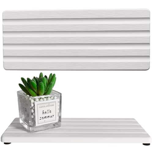 Diatomite Soap Dish, Water Absorbing Stone Tray, Kitchen Sink Organizer, Fast Drying Counter Holder (White, 9.5" x 4"/24 x 10cm) - color: White, size: 9.5" x 4" (24 x 10cm)