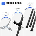 Easel Stand for Sign,63" Portable Metal Easel Stand for Wedding Sign,Adjustable Folding Art Easel for Display with Portable Bags(Black,4 Pack) - style: 4 pack