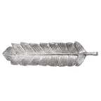 BBH Home's Handmade Silver Novelty Shaped Aluminium Tray 15.78 x 3.74 x 1.18 AMBBVK033AB2020 - color: Silver