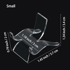 24 PCS Rock Display Stand - Small Rock & Crystal Holder Easels for Displaying Minerals, Geodes, or Other Items at Weddings, Home, Decoration, Birthdays & Tables - size: Small