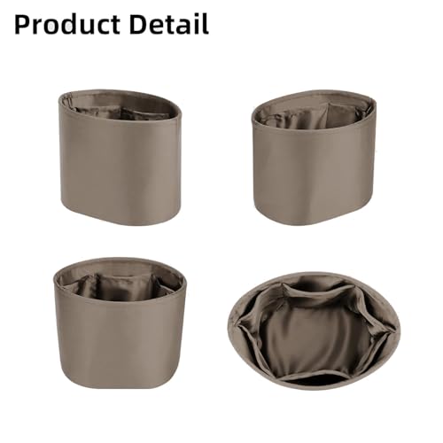 Purse Organizer Silky Smooth For Hermes In The Loop 18 Bags,Silk Luxury Handbag Tote in Bag Shapers (Grey) - color: Grey