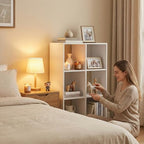 6-Cube Storage Rack, Equipped with Hardware Accessories and Installation Instructions. Suitable for Home and Office Can be Placed Horizontally or Vertically.