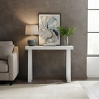 Plank+Beam Solid Wood Console Table, 36 Inch, Sofa Table, Narrow Entryway Table for Hallway, Behind The Couch, Living Room, Foyer, Easy Assembly, White - color: White, size: 36" Console Table